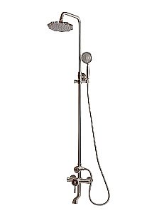 Душевая система Milacio Soria MC.102.1SL серебро купить в интернет-магазине сантехники Sanbest