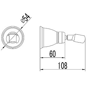 Держатель ручного душа Lemark LM8008G золото купить в интернет-магазине сантехники Sanbest