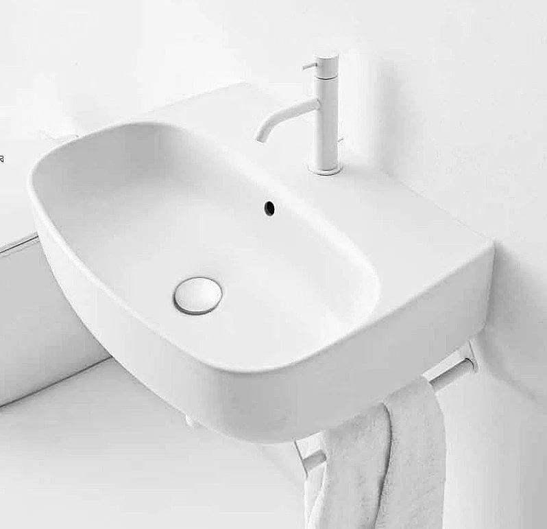Раковина Kerasan Nolita 70 534201*1 белая купить в интернет-магазине Sanbest