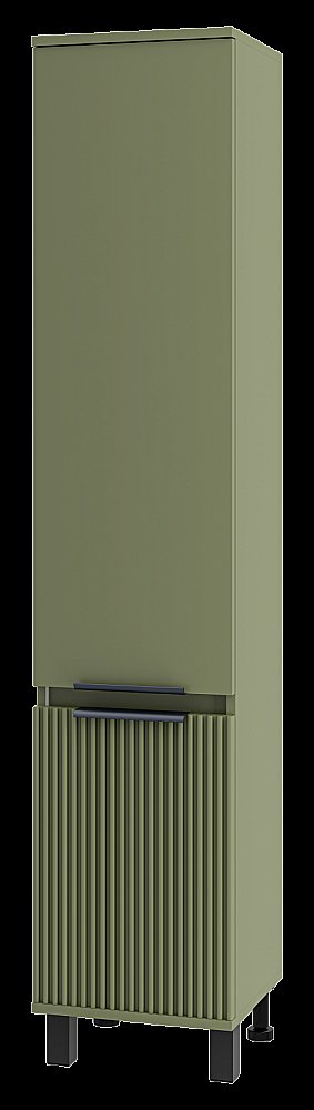 Пенал подвесной Misty Enfida 35 ENF-05035-0801L зеленый для ванной в интернет-магазине сантехники Sanbest