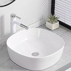 Раковина накладная RGW GS-05 80121005-01 белая купить в интернет-магазине Sanbest