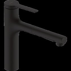 Смеситель для кухни Hansgrohe Zesis M33 74801670 черный матовый купить в интернет-магазине сантехники Sanbest