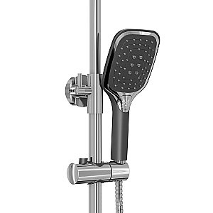 Душевая система Grossman Alba 500.K35.06.100/210 хром с черным купить в интернет-магазине сантехники Sanbest