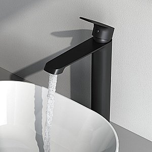 Смеситель для раковины AM.PM Func F8F92022 черный матовый купить в интернет-магазине сантехники Sanbest