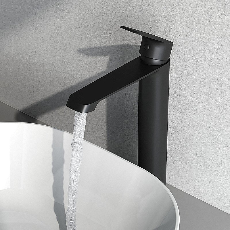 Смеситель для раковины AM.PM Func F8F92022 черный матовый купить в интернет-магазине сантехники Sanbest