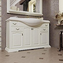 Тумба под раковину Опадирис Риспекто 120 слоновая кость купить в интернет-магазине сантехники Sanbest