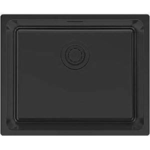 Кухонная мойка Paulmark Yuni 54 YU54-MBN черная матовая купить в интернет-магазине сантехники Sanbest