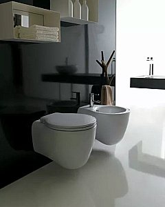 Унитаз подвесной Galassia Ergo 7109 белый купить в интернет-магазине Sanbest