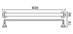 Полотенцедержатель Art&Max Ovale AM-4048B купить в интернет-магазине сантехники Sanbest