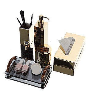 Баночка для ваты Bertocci Guccio 126 4903 5000 золото купить в интернет-магазине сантехники Sanbest