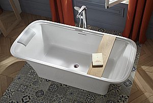 Ванна Jacob Delafon Elite E6D364RU-00 180х85 с каркасом,белая купить в интернет-магазине Sanbest