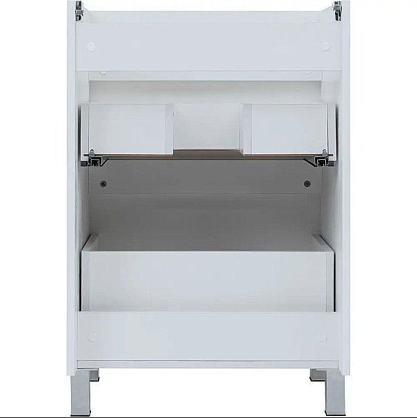 Тумба с раковиной Aquanet Вега 120 329124 белая для ванной в интернет-магазине Sanbest