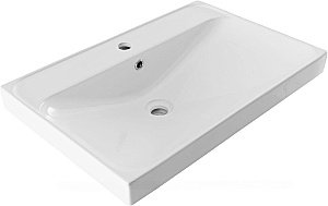 Тумба с раковиной Aquanet Алвита new 70 344128+333267 дуб веллингтон табак для ванной в интернет-магазине Sanbest