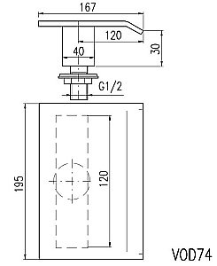 Излив водопад на ванну Rav-Slezak VOD7401 хром купить в интернет-магазине сантехники Sanbest