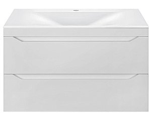 Тумба с раковиной Vincea FINE 80 белая для ванной в интернет-магазине Sanbest