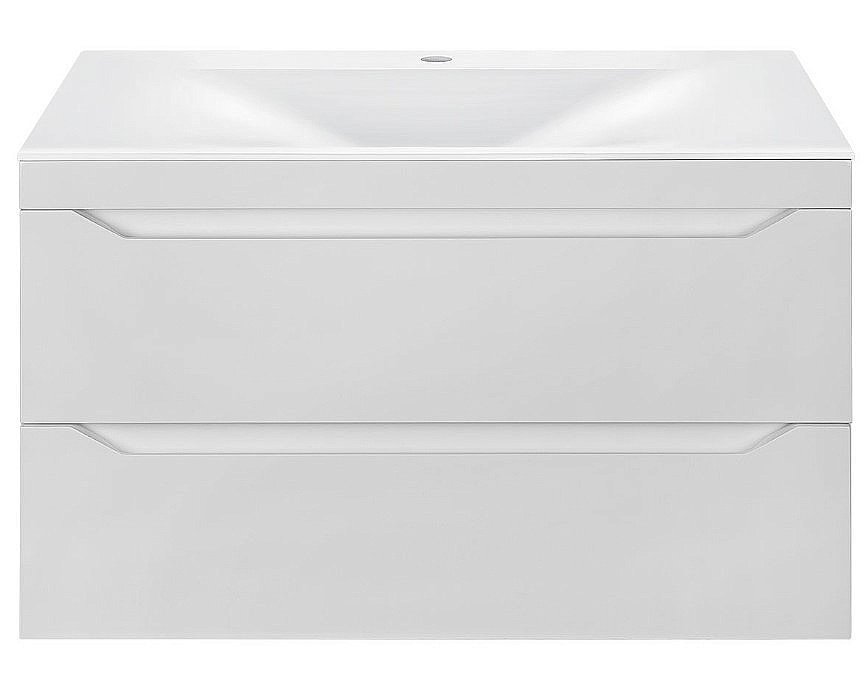 Тумба с раковиной Vincea FINE 80 белая для ванной в интернет-магазине Sanbest