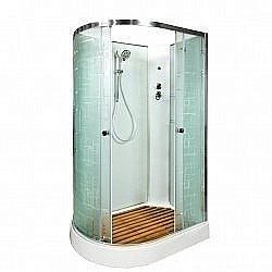 Душевая кабина Deto ЕМ1511 N LED правая купить в интернет-магазине сантехники Sanbest