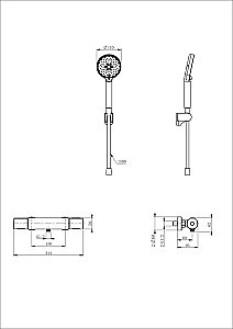 Смеситель для душа с термостатом WONZON & WOGHAND INN 2 WW-A2006-A-MW белый матовый купить в интернет-магазине сантехники Sanbest