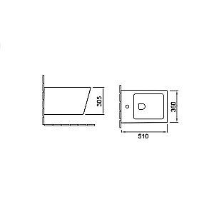 Биде подвесное Vincea Q-LINE VB1-12 белое купить в интернет-магазине Sanbest