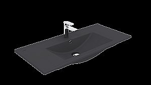 Раковина Creavit Su 100 SU100-00AM00E-0000 антрацит матовая купить в интернет-магазине Sanbest