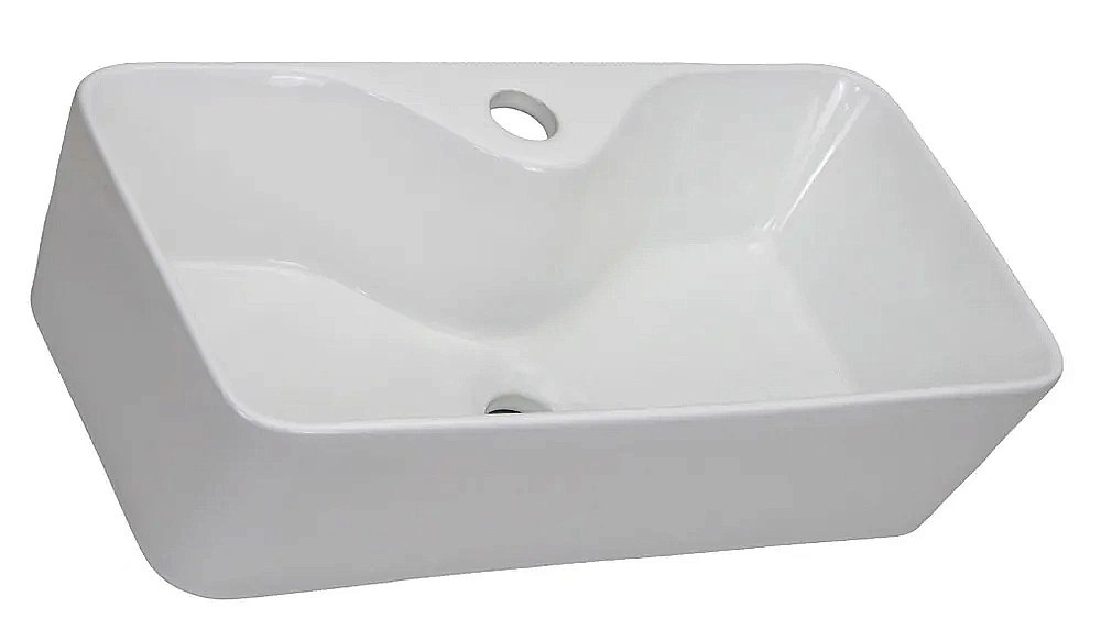 Раковина накладная Ceramalux 7291-1 белая купить в интернет-магазине Sanbest