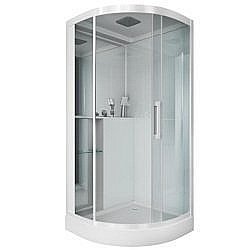 Душевая кабина Grossman GR160 100x100 прозрачная/белый купить в интернет-магазине Sanbest