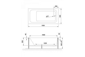 Гидромассажная ванна Royal Bath Accord Comfort 180х90 купить в интернет-магазине Sanbest