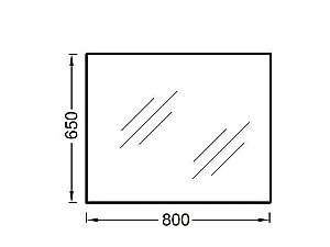 Зеркало Jacob Delafon EB1098-NF 80 в ванную от интернет-магазине сантехники Sanbest