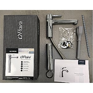 Смеситель для раковины PAINI Arena 92CR205LLBLLMKM хром купить в интернет-магазине сантехники Sanbest