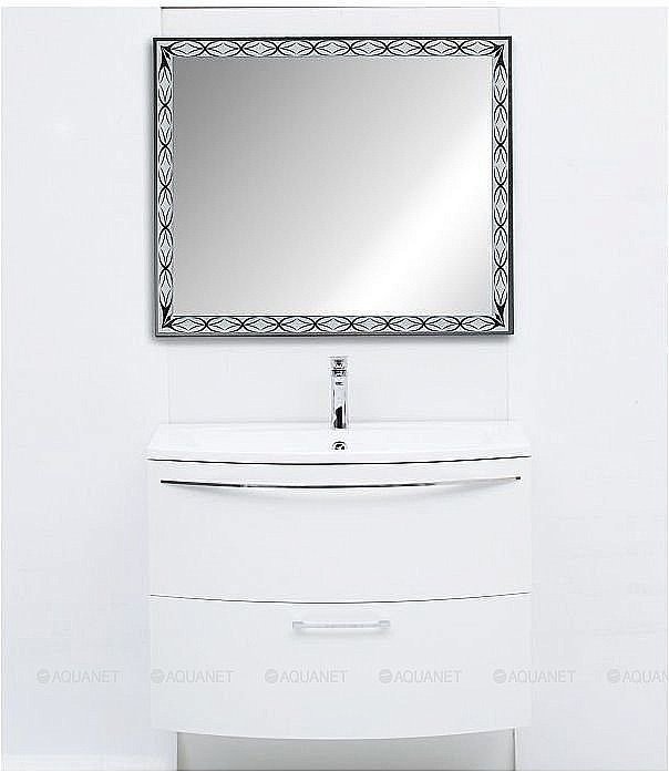 Зеркало LED De Aqua ТРЕНД 186977 80x75 в ванную от интернет-магазине сантехники Sanbest