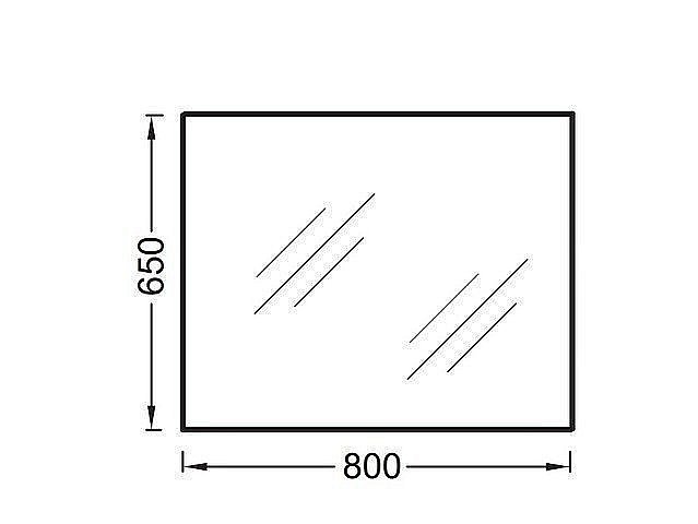 Зеркало Jacob Delafon EB1098-NF 80 в ванную от интернет-магазине сантехники Sanbest