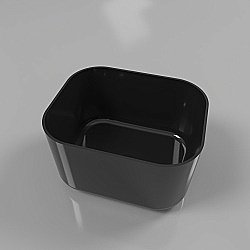 Раковина накладная WhiteCross Lazurit 50 0713.050040.101 черная купить в интернет-магазине Sanbest