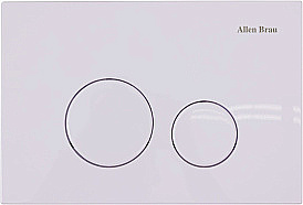 Кнопка для инсталляции Allen Brau Priority 9.20A01.20 белая купить в интернет-магазине сантехники Sanbest