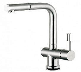 Смеситель для кухни Zorg Vitis SZR-0912 Сталь купить в интернет-магазине сантехники Sanbest