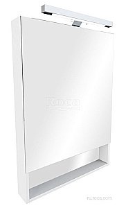 Зеркальный шкаф Roca The Gap ZRU9302886 70 белый глянец купить в интернет-магазине сантехники Sanbest
