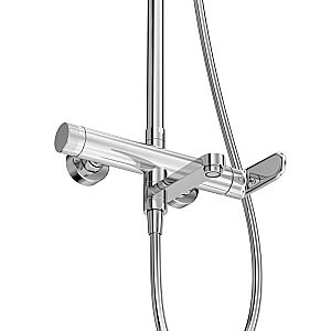 Душевая система Cezares STYLUS-CVD-01 хром купить в интернет-магазине сантехники Sanbest