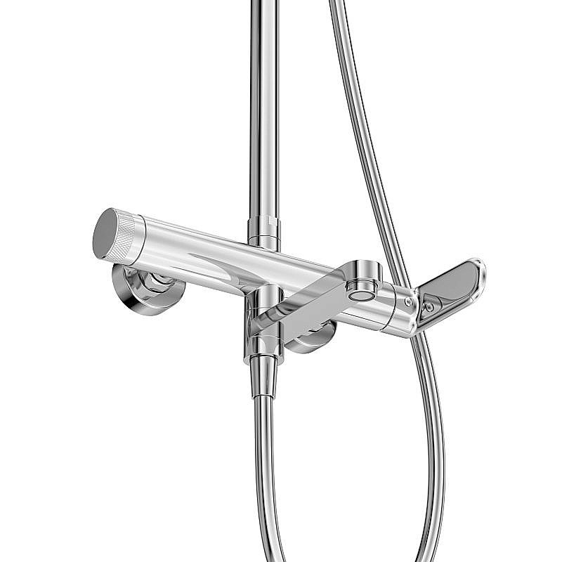 Душевая система Cezares STYLUS-CVD-01 хром купить в интернет-магазине сантехники Sanbest