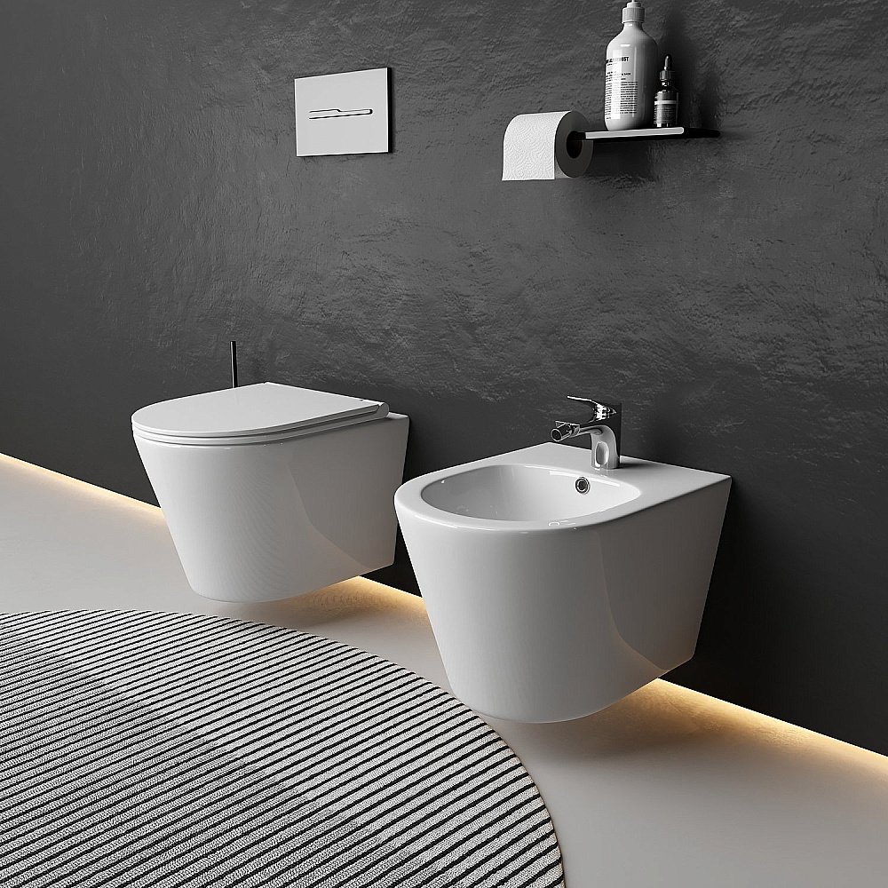 Биде подвесное Ceramica Nova FORMA CN3012 купить в интернет-магазине Sanbest