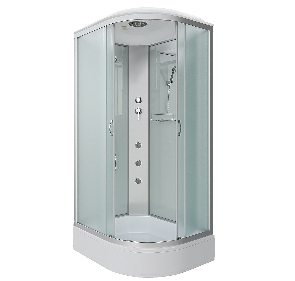 Душевая кабина Niagara Classic NG-33084-14G 100х80 с гидромассажем купить в интернет-магазине Sanbest