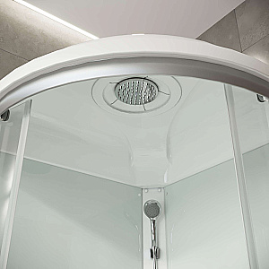 Душевая кабина Niagara Light L90/17 90х90 стекло прозрачное/профиль матовый хром купить в интернет-магазине Sanbest