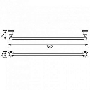 Полотенцедержатель Aquanet 3824 купить в интернет-магазине сантехники Sanbest