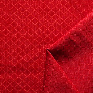 Шторка для ванной Migliore Ар-Деко 25528 красная купить в интернет-магазине сантехники Sanbest