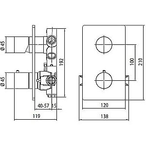 Смеситель для душа Bossini Oki Z00002.073 черный купить в интернет-магазине сантехники Sanbest