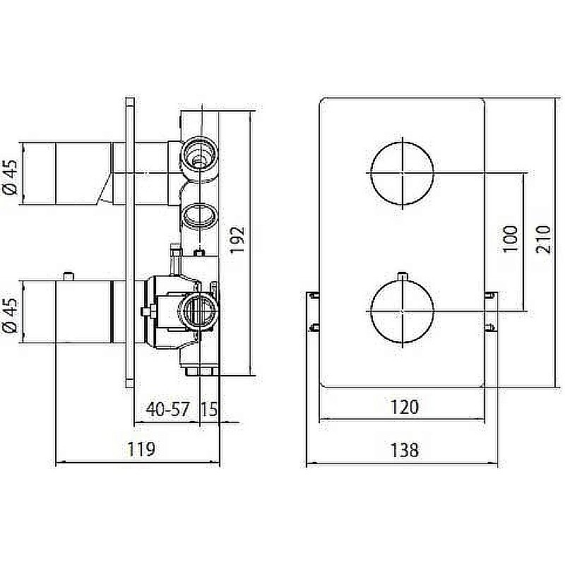 Смеситель для душа Bossini Oki Z00002.073 черный купить в интернет-магазине сантехники Sanbest