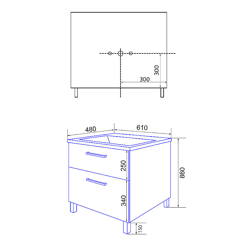 Инсталляция для унитаза Azario AZ-8010-1000 купить в интернет-магазине сантехники Sanbest