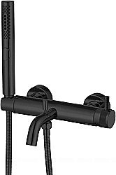 Смеситель для ванны Allen Brau Priority 5.31D10-31 черный матовый купить в интернет-магазине сантехники Sanbest