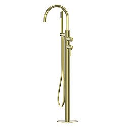 Смеситель для ванны Abber Wasser Kreis 316 AF8115BG брашированное золото купить в интернет-магазине сантехники Sanbest