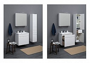 Зеркальный шкаф Aquanet Палермо 70 купить в интернет-магазине сантехники Sanbest