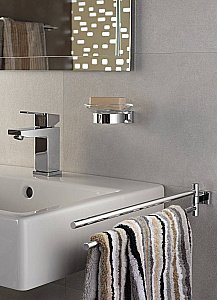 Полотенцедержатель Grohe Essentials Cube New 40624001 купить в интернет-магазине сантехники Sanbest
