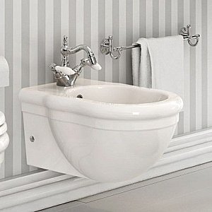 Биде подвесное ARTCERAM Hermitage HEB003 01 00 белое купить в интернет-магазине Sanbest